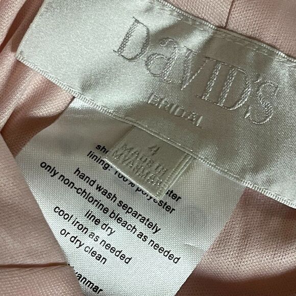 NWT David's Bridal Pink Petal dress F19944 - Picture 10 of 13
